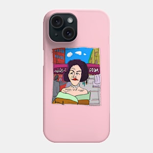 Fifties Woman on Manhattan Street Phone Case