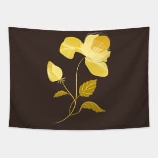 Yellow air rose Tapestry