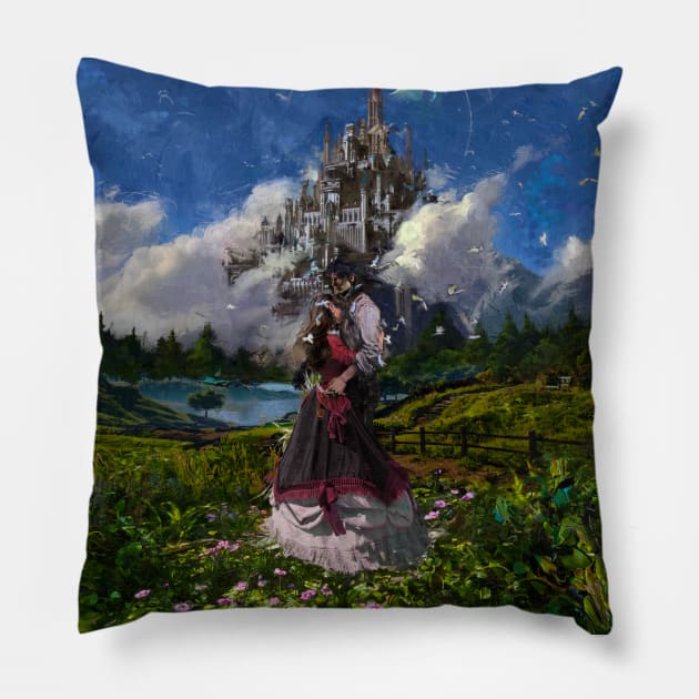 Grief in a beautiful place Pillow by marthchrom