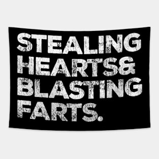 stealing hearts and blasting farts Tapestry