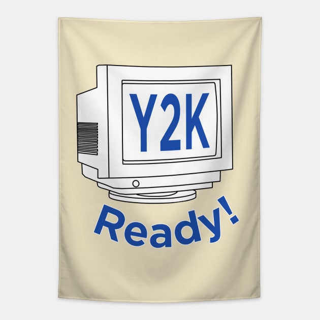 Y2K Ready Tapestry by karutees