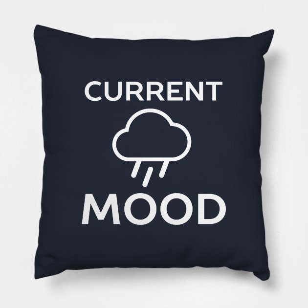 Funny current mood introvert Pillow by happinessinatee