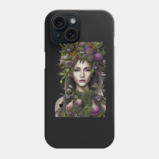 Flora goddess of nature Phone Case