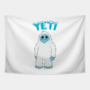 Yeti With Title Tapestry