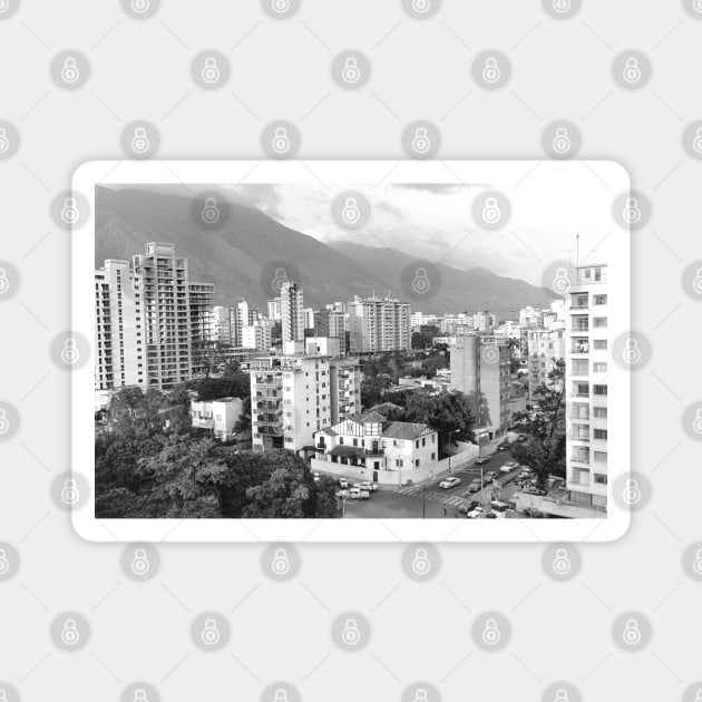 Vintage Photo of Caracas Venezuela Magnet by In Memory of Jerry Frank