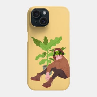 Red Plant Girl Phone Case