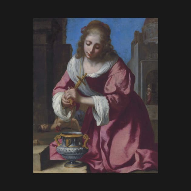 Saint Praxedis by Jan Vermeer by Classic Art Stall