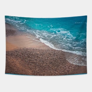 ocean and beach texture Tapestry