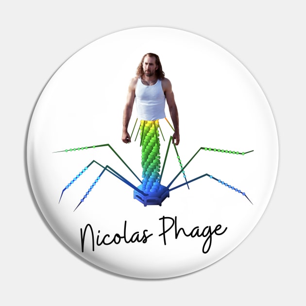 Nicolas Phage Bacteriophage Virus Pin by labstud