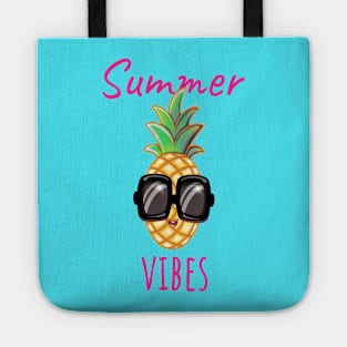 Summer Vibes Pineapple Tote