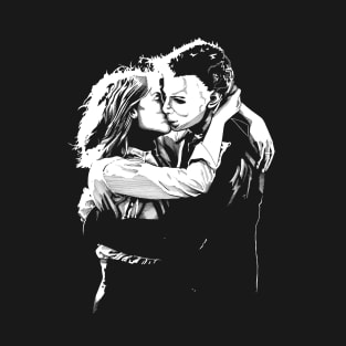 LOVE - Michael Myers and Laurie Strode T-Shirt