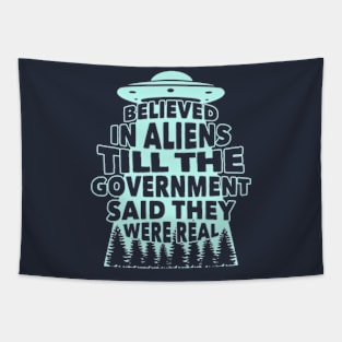 UFO Aliens Conspiracy Tapestry