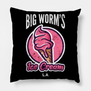 Big Worm's Ice Cream Pillow