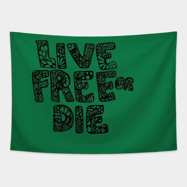 Live Free or Die Tapestry by kk3lsyy