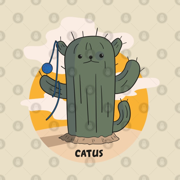 Cactus cat by illuville