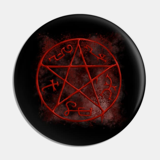 Devil's trap Pin by Anilia