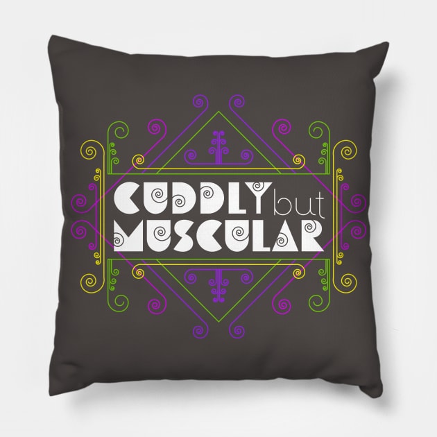 Phish Colorful Cuddly But Muscular Pillow by NeddyBetty