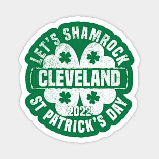 Let's Shamrock Cleveland 2022 St Patricks Day Magnet