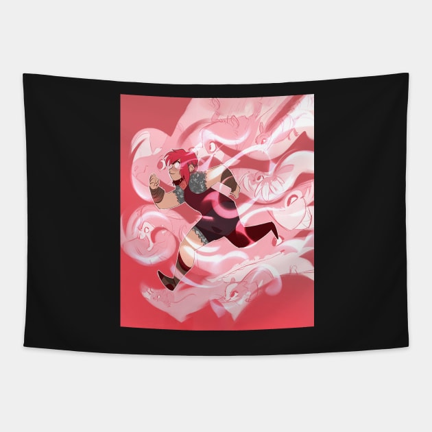 nimona Tapestry by zarafaart