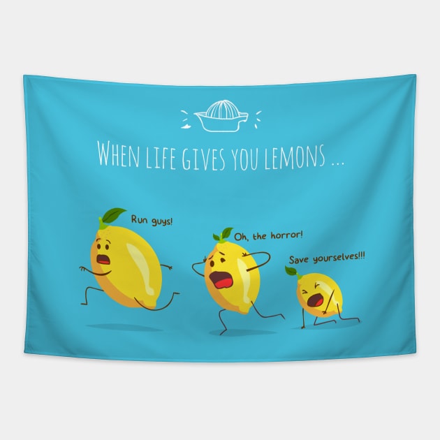 LemonAID Tapestry by AnishaCreations