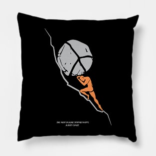 One must imagine sisyphus happy albert camus Pillow