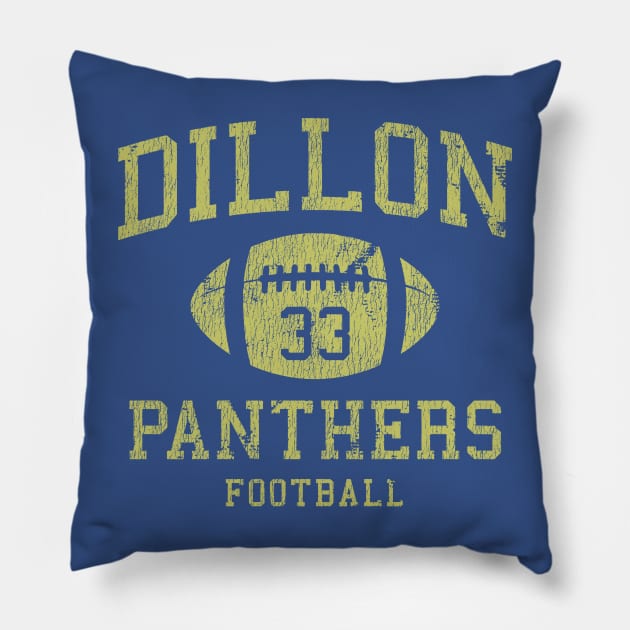 Dillon Panthers Vintage Pillow by letrirs