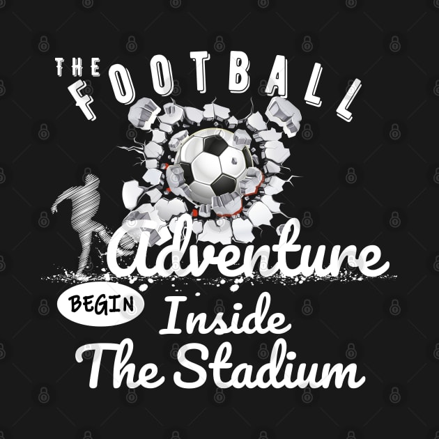 adventure begin inside stadium by chakibium