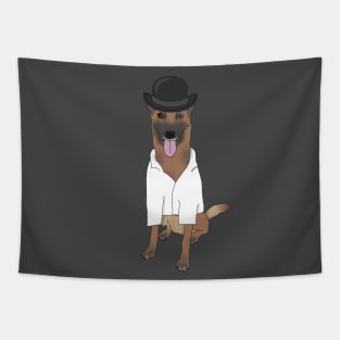 A Clockwork Malinois Tapestry