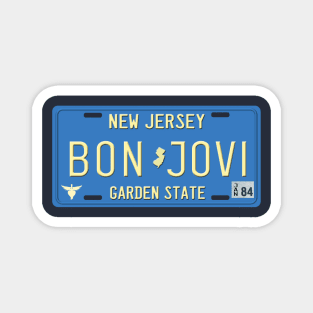 Bon Jovi License Plate Magnet