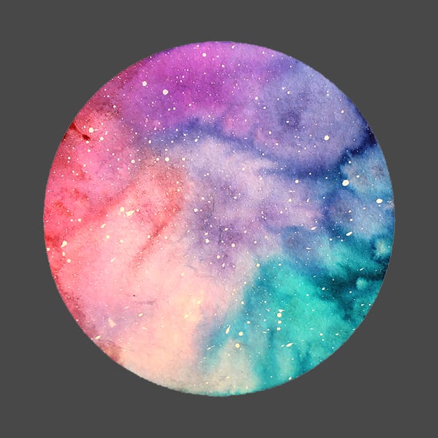 Watercolor Tiny Nebula #1 by Euminee