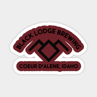 Black Lodge Symbol of Owl Cave Magnet