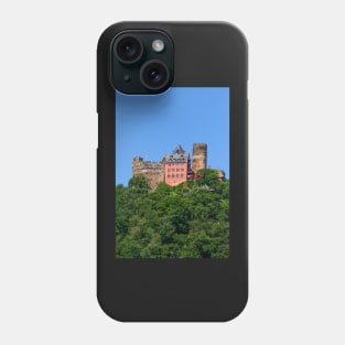 Schönburg, castle, Oberwesel, Middle Rhine, Rhine, Rhineland-Palatinate, Germany Phone Case