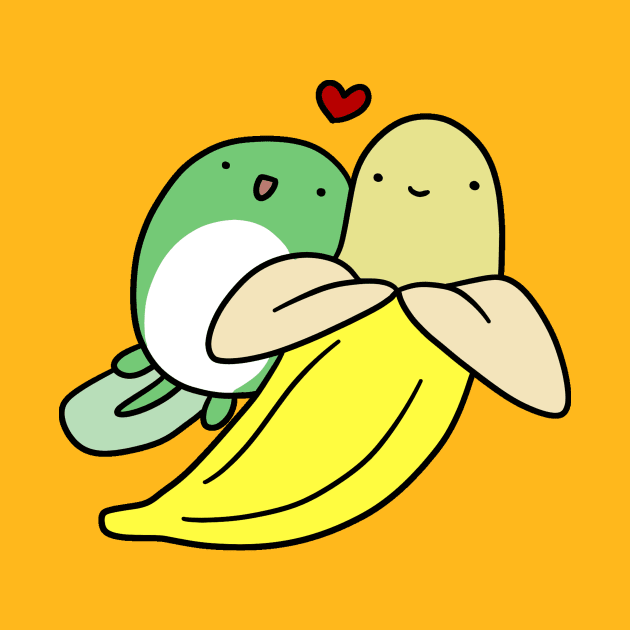 Tadpole Love Banana by saradaboru