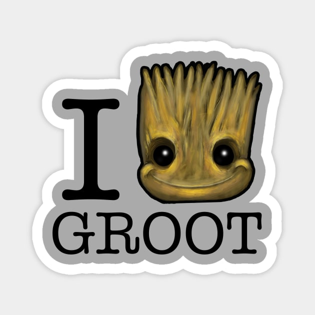 I love groot Magnet by absolemstudio