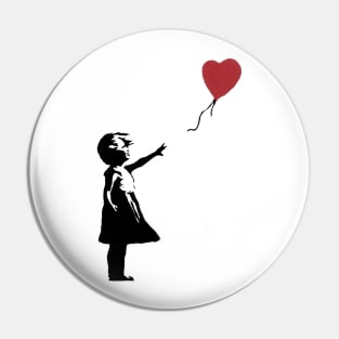 Girl With Balloon Banksy Pin