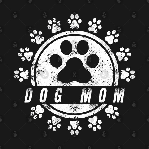 Dog Mom Vintage by eraillustrationart
