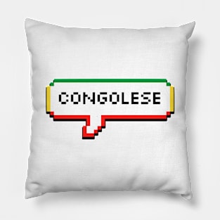 Congolese Republic of the Congo Bubble Pillow