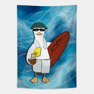 Ocean power Doo Doo duck Tapestry