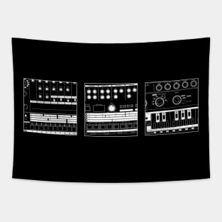 Drum Machine, Drum Machine, Bass Machine Tapestry