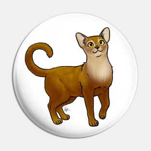 Cat - Abyssinian - Sorrel Pin