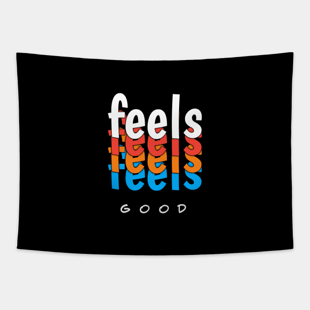 Feels Good - Vibrant Feels - Expressions in Color Tapestry by Salaar Design Hub