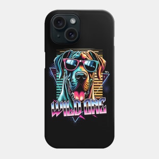 Wild One Great Dane Dog Phone Case