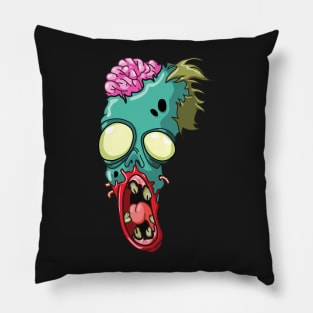 HALLOWEEN ZOMBIE FUNNY STICKER Pillow