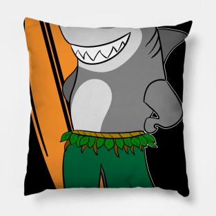 Surfing Shark Pillow