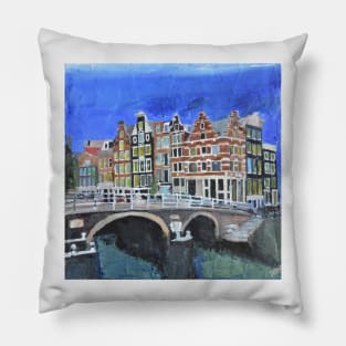 Amsterdam, Canals and Bridge, Pillow