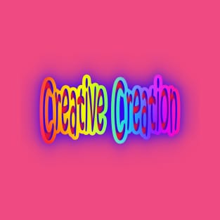 Creative Creation Neon & Rainbow Colors T-Shirt