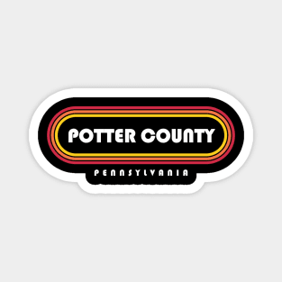 Potter County Pennsylvania Hunting Stargazing Camping Magnet