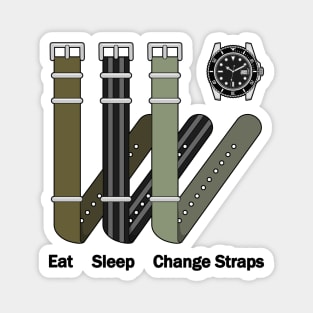 Eat - Sleep - Chang Straps Magnet