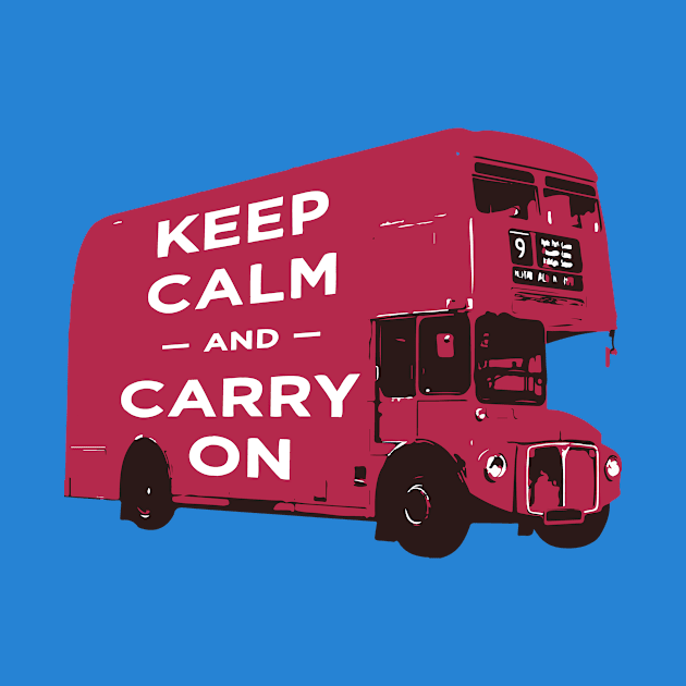 Keep calm and carry on by TompasCreations