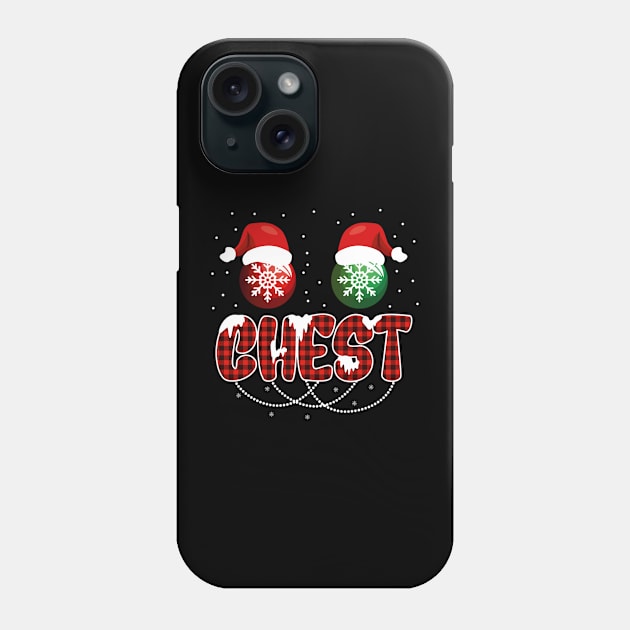 Funny Chest Nuts Couples Christmas Chestnuts Phone Case by fenektuserslda